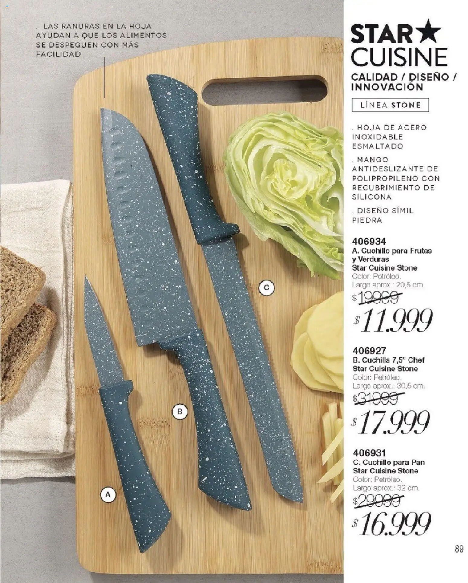 Violetta catálogo │ válido desde el 01.02.2026 | Página: 89 | Productos: Cuchillo, Mango, Petróleo, Pan