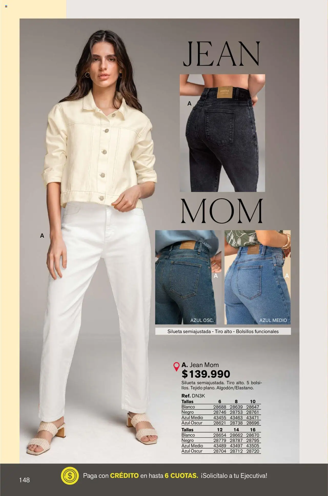 Leonisa revista - valida desde el 01.10.2025 | Página: 148 | Productos: Jean