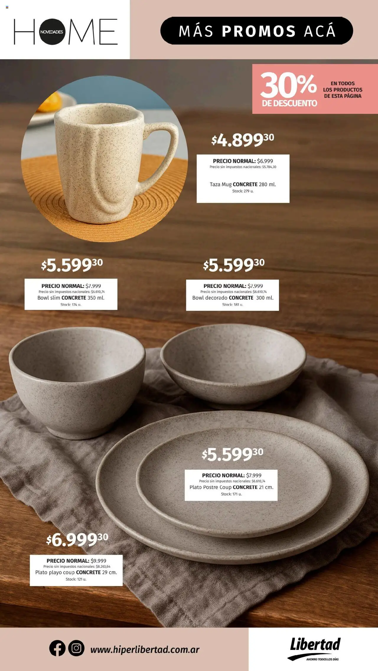 Hipermercado Libertad - Novedades Home │ válido desde el 22.08.2025 | Página: 3 | Productos: Bowl, Taza