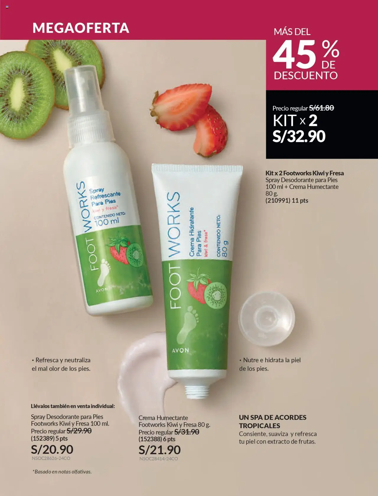 Catálogo Avon válido desde 11.08.2025 | Página: 253 | Productos: Desodorante, Kiwi, Crema