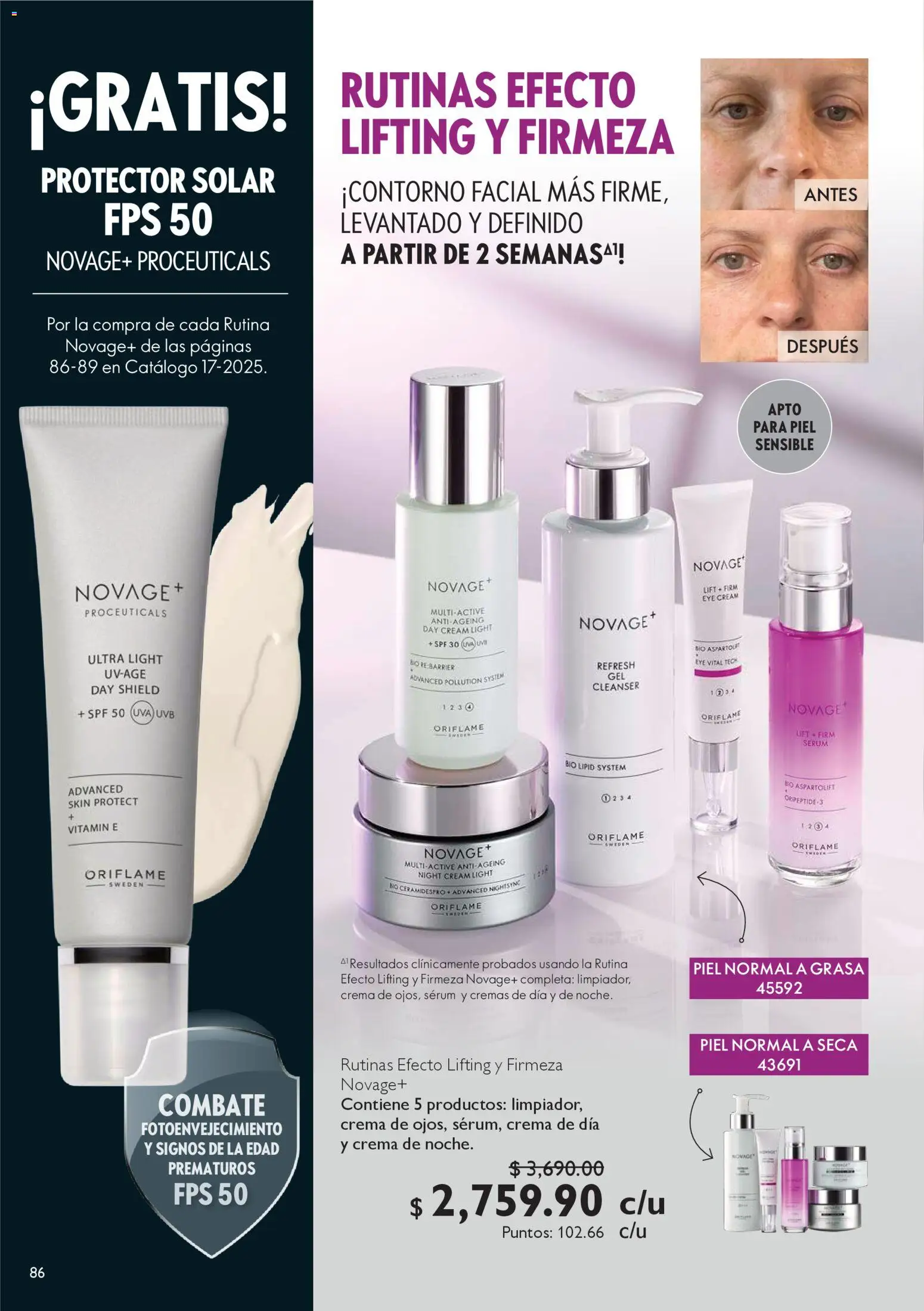 Nuevas ofertas de Oriflame válidas en toda la República Mexicana desde el 06.12.2025. ¡Encuentra las mejores ofertas en Oriflame campaña 12 2025! | Página: 86
