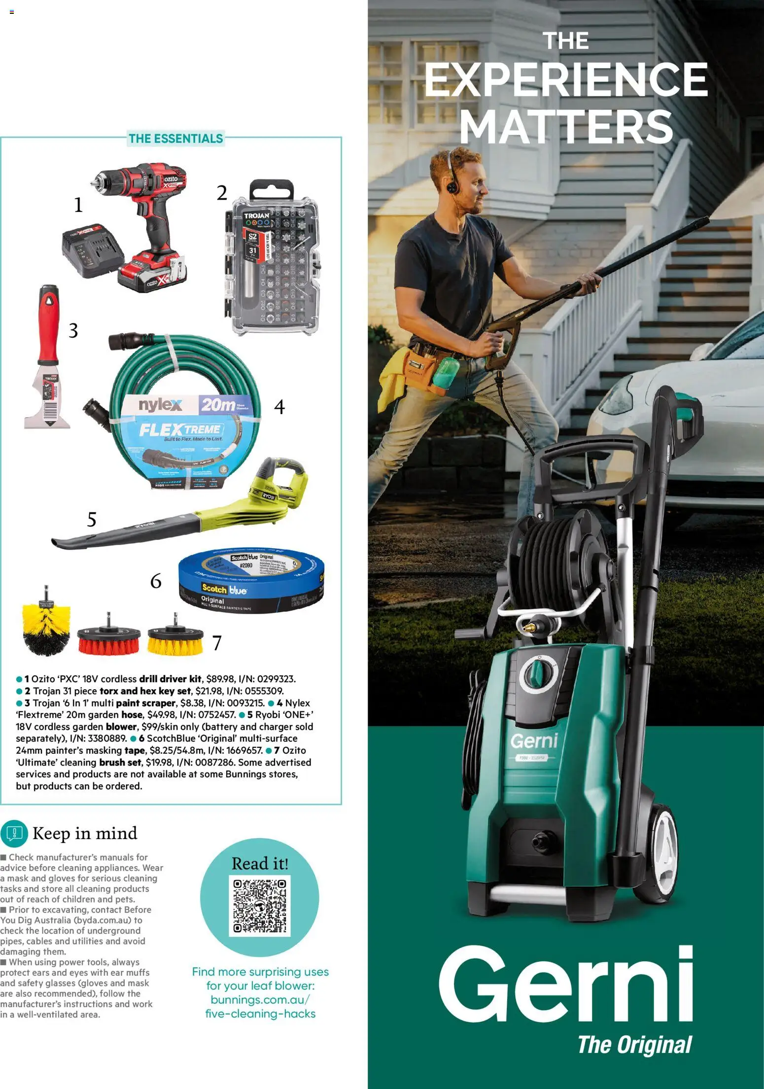 Bunnings Warehouse catalogue - valid from 01.04.2026 | Page: 65 | Products: Battery, Charger, Brush, Glasses