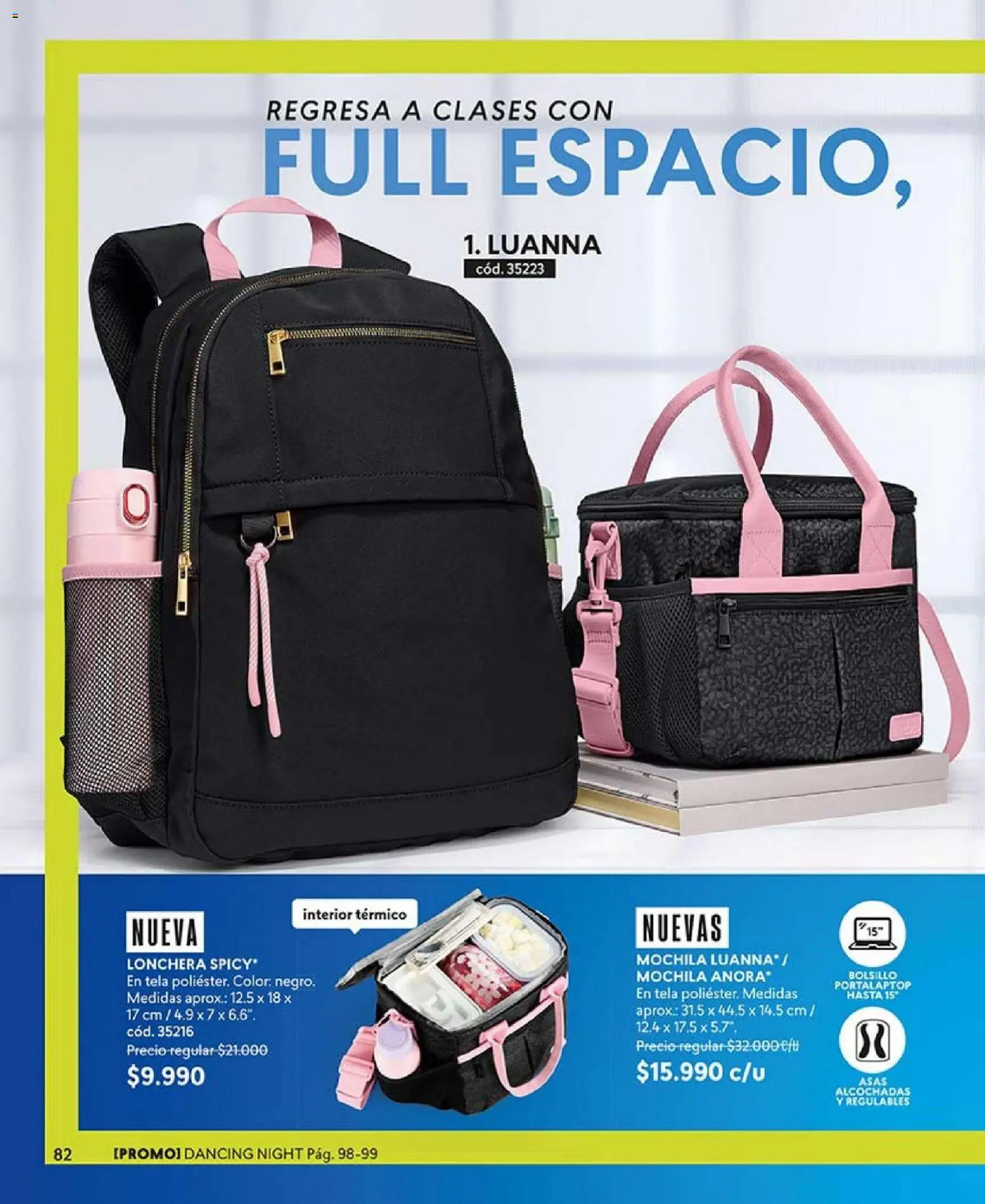 Catálogo CyZone Campaña 4 │ válido desde el 15.02.2026 | Página: 82 | Productos: Lonchera, Mochila
