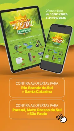 Lojas Quero-Quero - Ofertaços de Verão - Pré-Visualização do folheto da loja Lojas Quero-Quero, válido de 13.01.2026