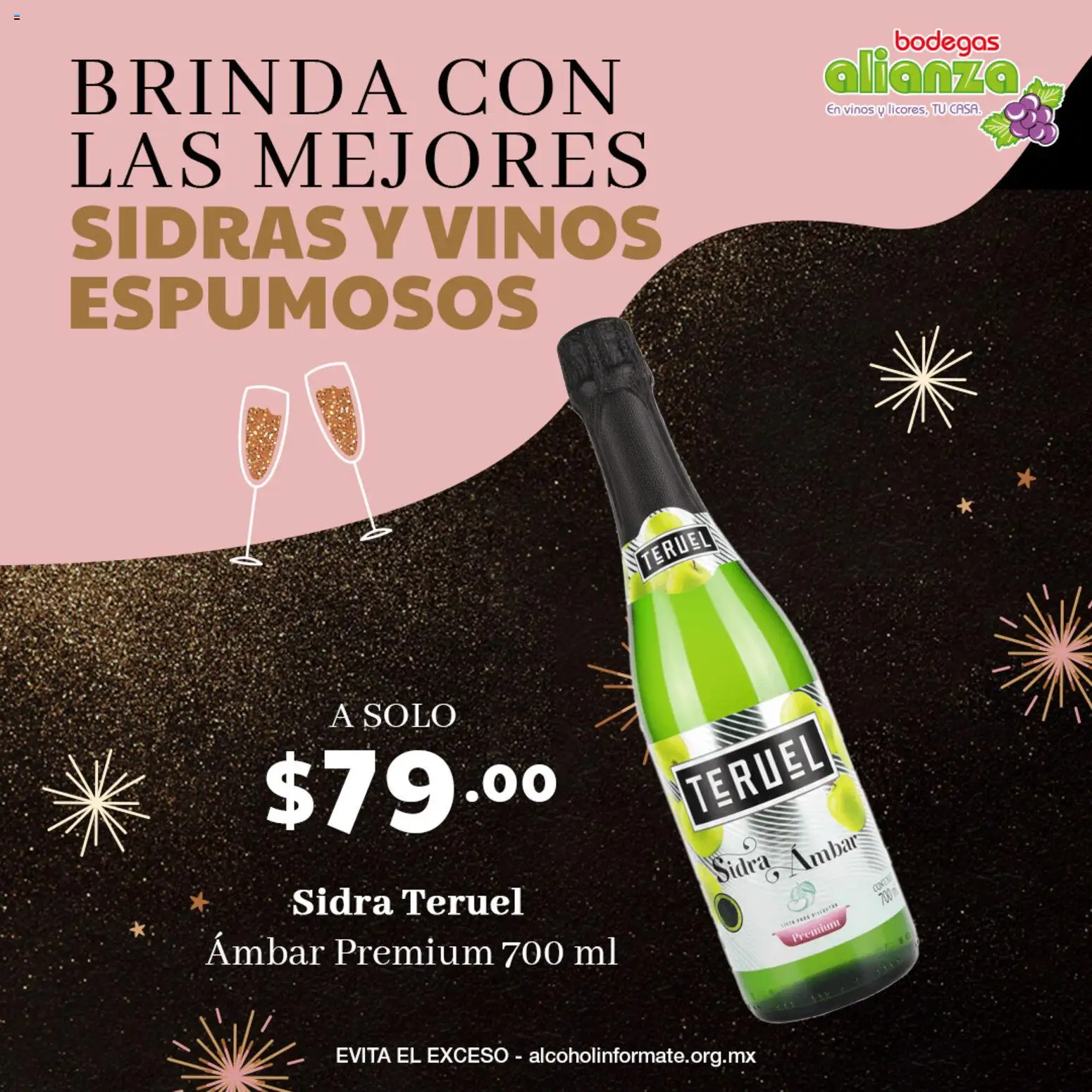 Nuevas ofertas de Bodegas Alianza válidas en toda la República Mexicana desde el 29.12.2025. ¡Encuentra las mejores ofertas en Bodegas Alianza catálogo Brinda con las mejores Sidras y Vinos ! | Página: 4