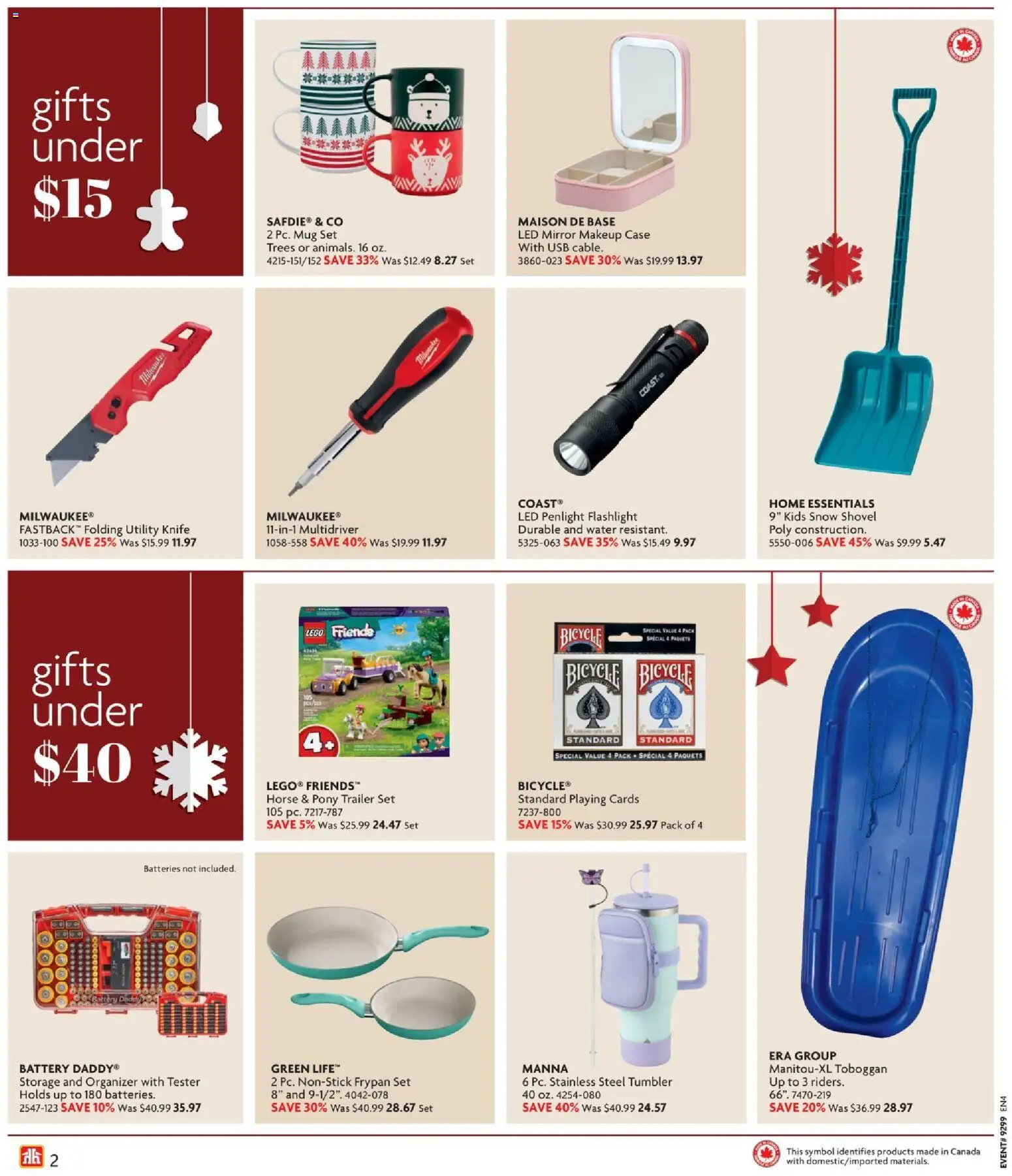Home Hardware flyer valid from 06.11.2025 | Page: 2 | Products: Case, Battery, Mirror