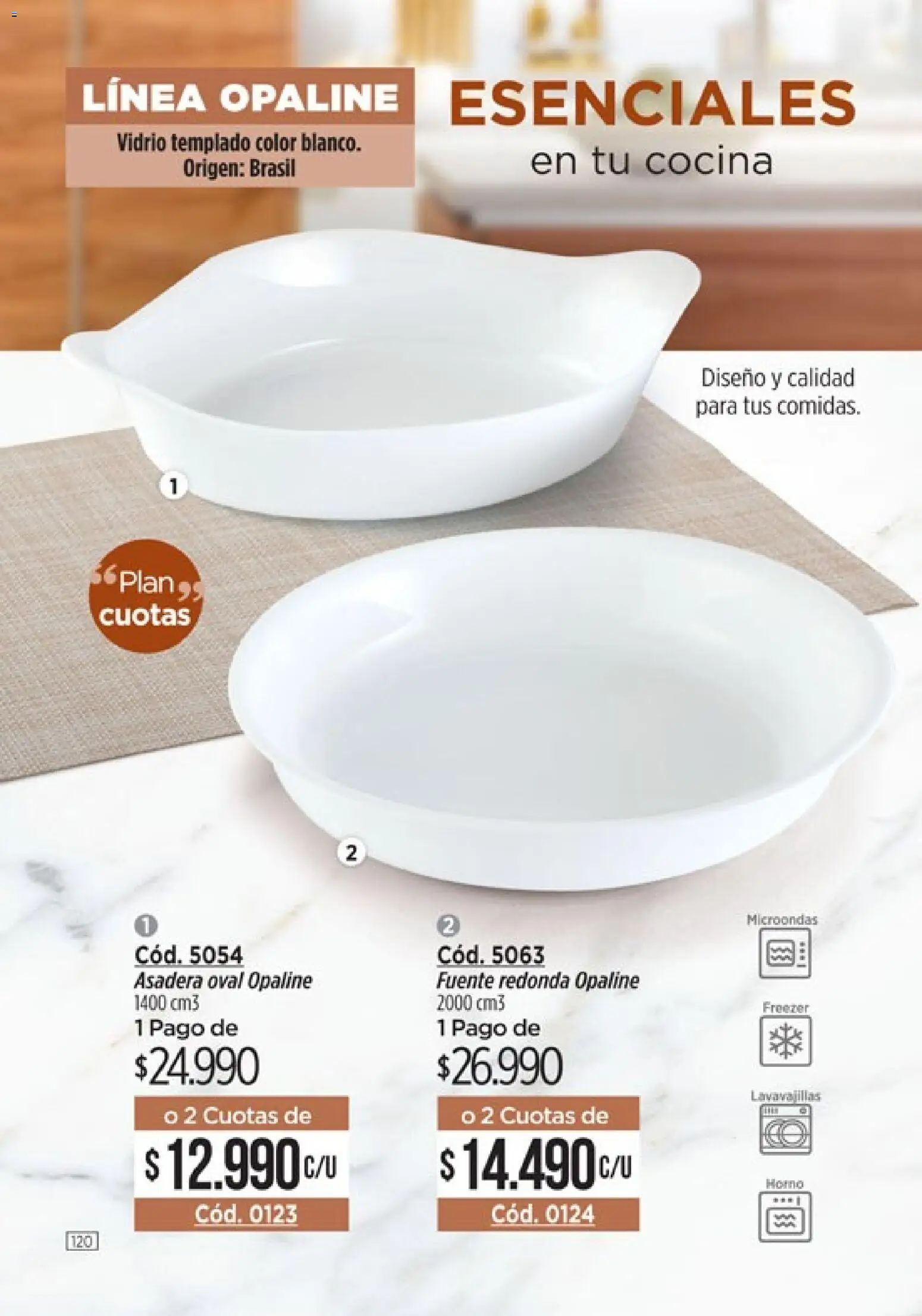 Catálogo Amodil Campaña 4 │ válido desde el 01.03.2026 | Página: 120 | Productos: Lavavajillas, Asadera, Fuente, Microondas