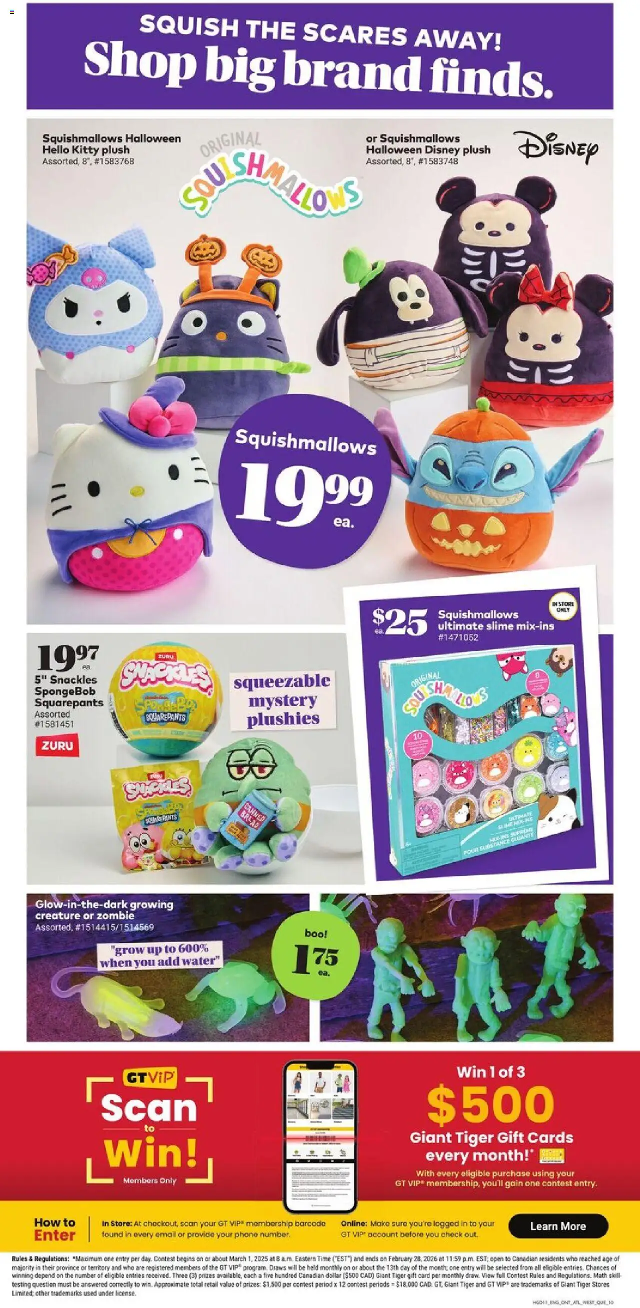 Giant Tiger flyer valid from 15.10.2025 | Page: 12 | Products: Phone, Bread