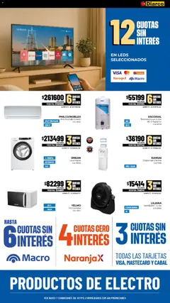 Vista previa Diarco - Ofertas Interior válido desde el 27.10.2025 | Página: 20 | Productos: Video, Aire acondicionado, Ventilador, Microondas