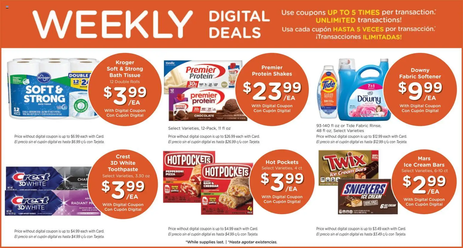 Smith's Weekly Ad - WY - valid from 15.04.2026 | Page: 3 | Products: Bath, Ham, Toothpaste, Fabric softener