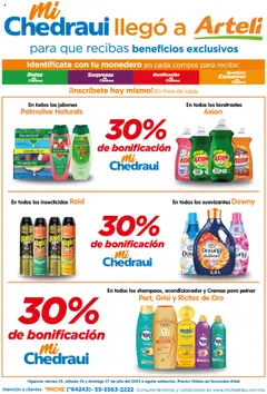 Vista previa de Arteli Folleto MiChedraui, nuevo folleto de la tienda, válido en México a partir del 25.07.2025