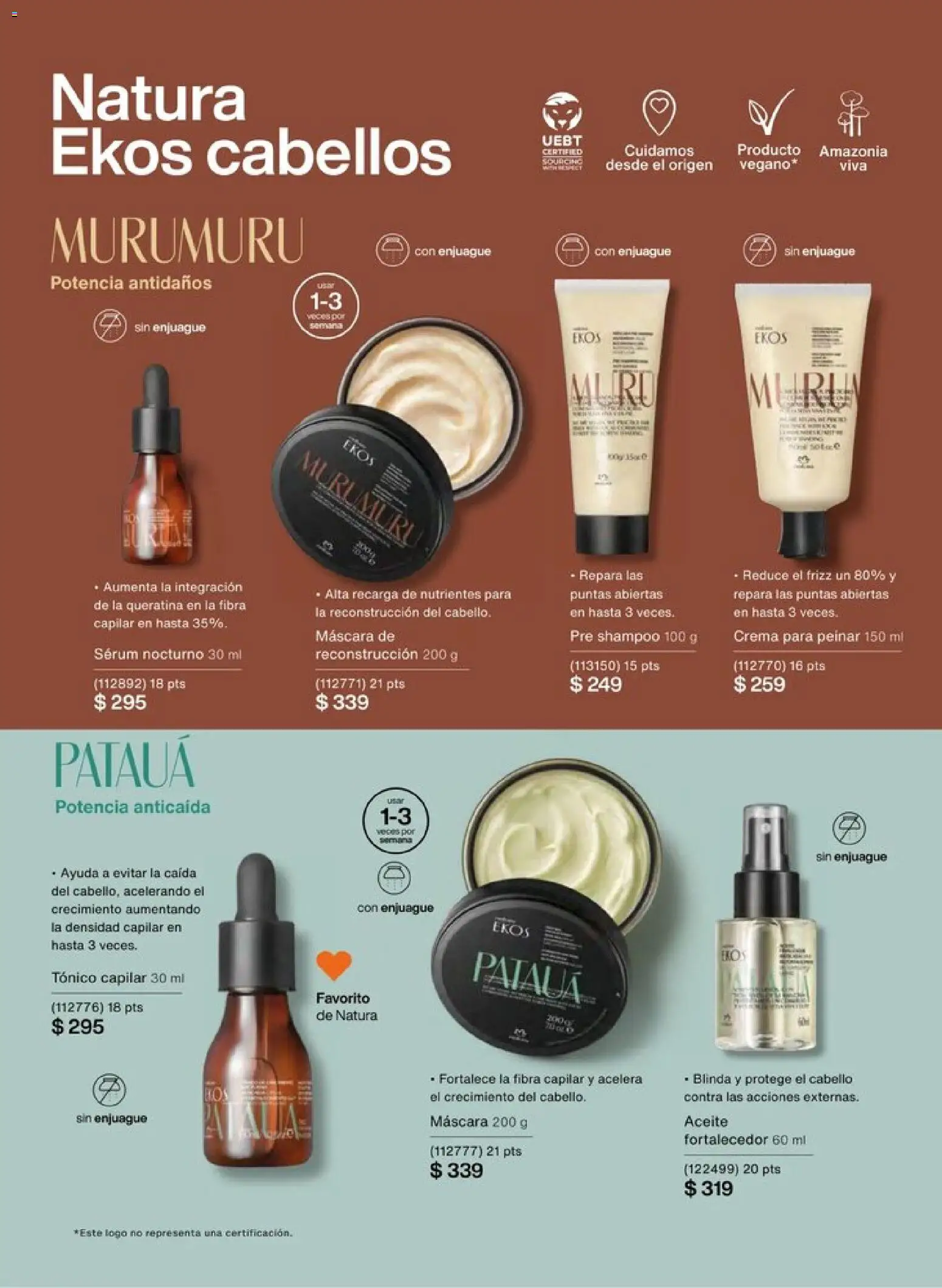 Nuevas ofertas de Natura válidas en toda la República Mexicana desde el 20.12.2025. ¡Encuentra las mejores ofertas en Natura campaña 1 2026! | Página: 132 | Productos: Serum, Crema, Máscara, Aceite