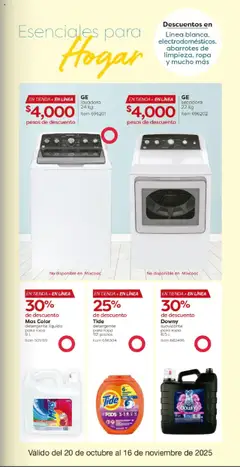 Vista previa de GE lavadora 24 kg, lavadora 24 kg Item 696201, nuevo folleto de la tienda, válido en México a partir del 20.10.2025 | Página: 9