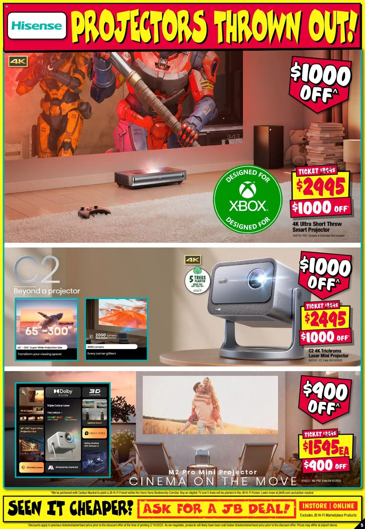 JB Hi-Fi catalogue - valid from 16.10.2025 | Page: 5 | Products: Plant, Controller, Projector