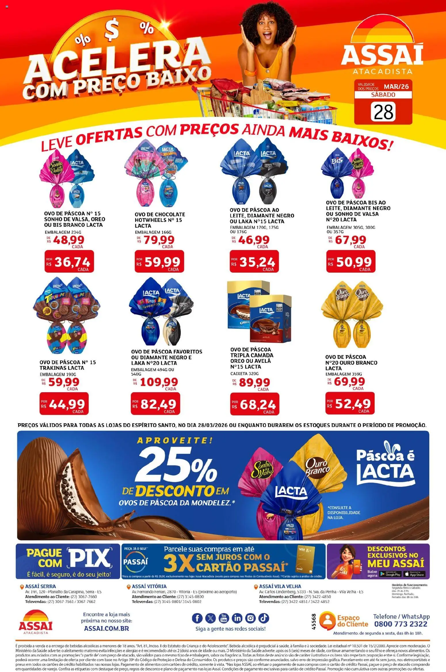 Assaí Atacadista Folheto - válido de 29.03.2026 | Página: 1