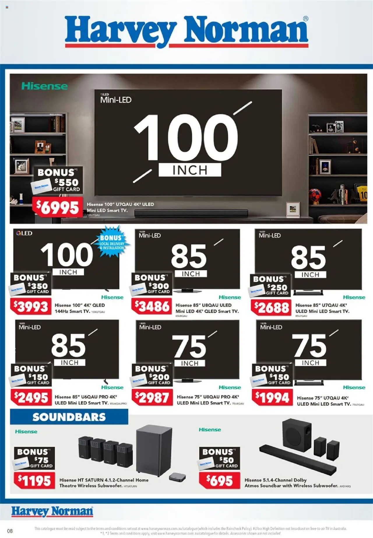 Harvey Norman catalogue - valid from 18.10.2025 | Page: 8 | Products: Accessories, Tv