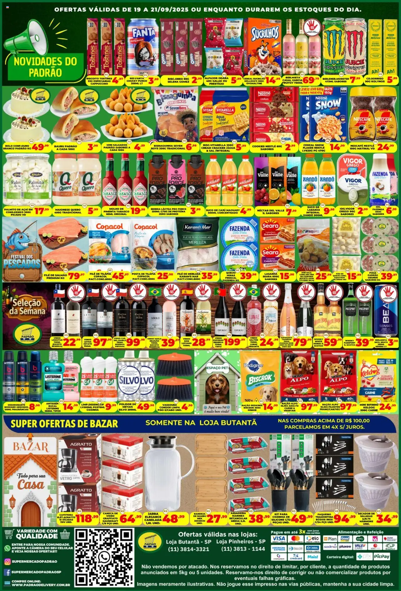 Supermercado Padrão Folheto - válido de 19.09.2025 | Página: 2 | Produtos: Secador, Whisky, Bebida, Assadeira