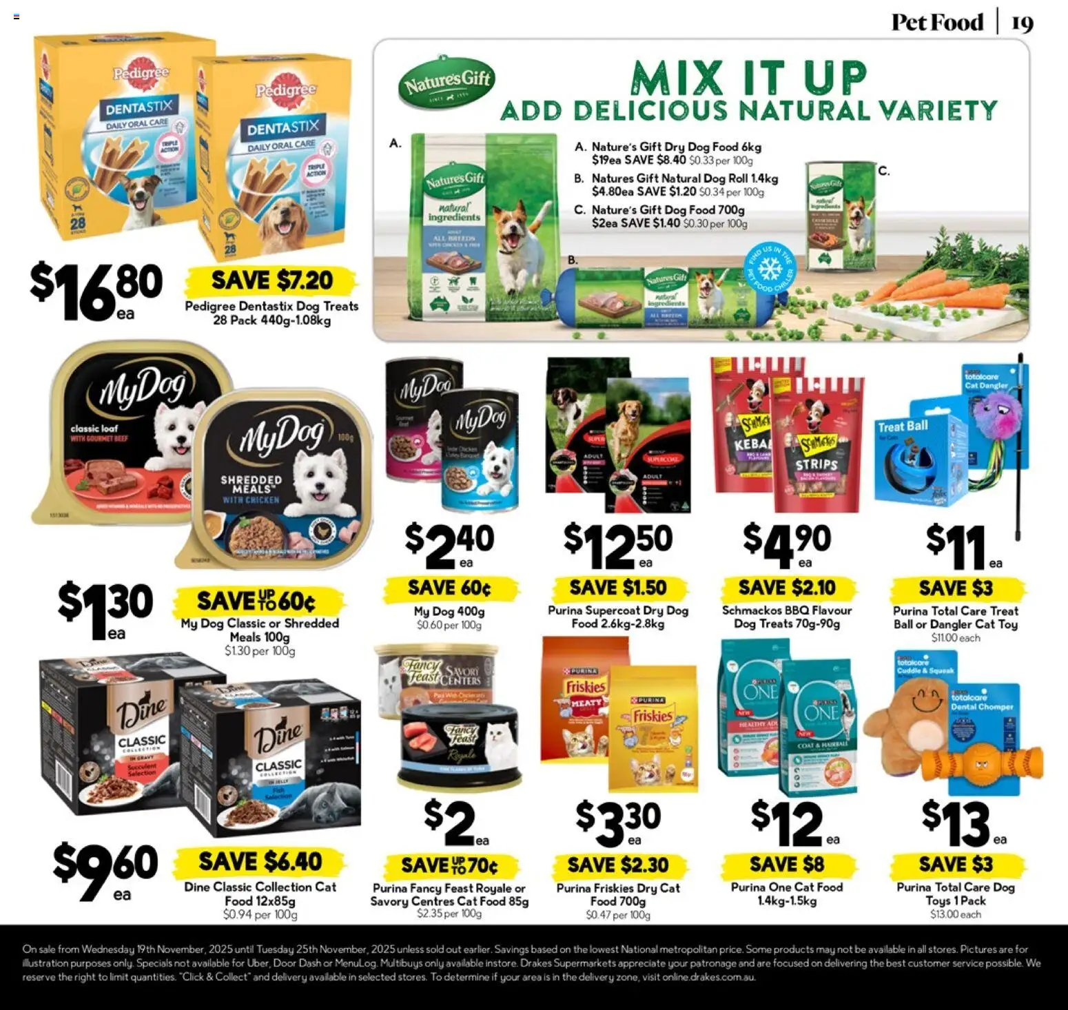 Drakes catalogue - valid from 19.11.2025 | Page: 19 | Products: Door, Chicken, Beef, Dog food