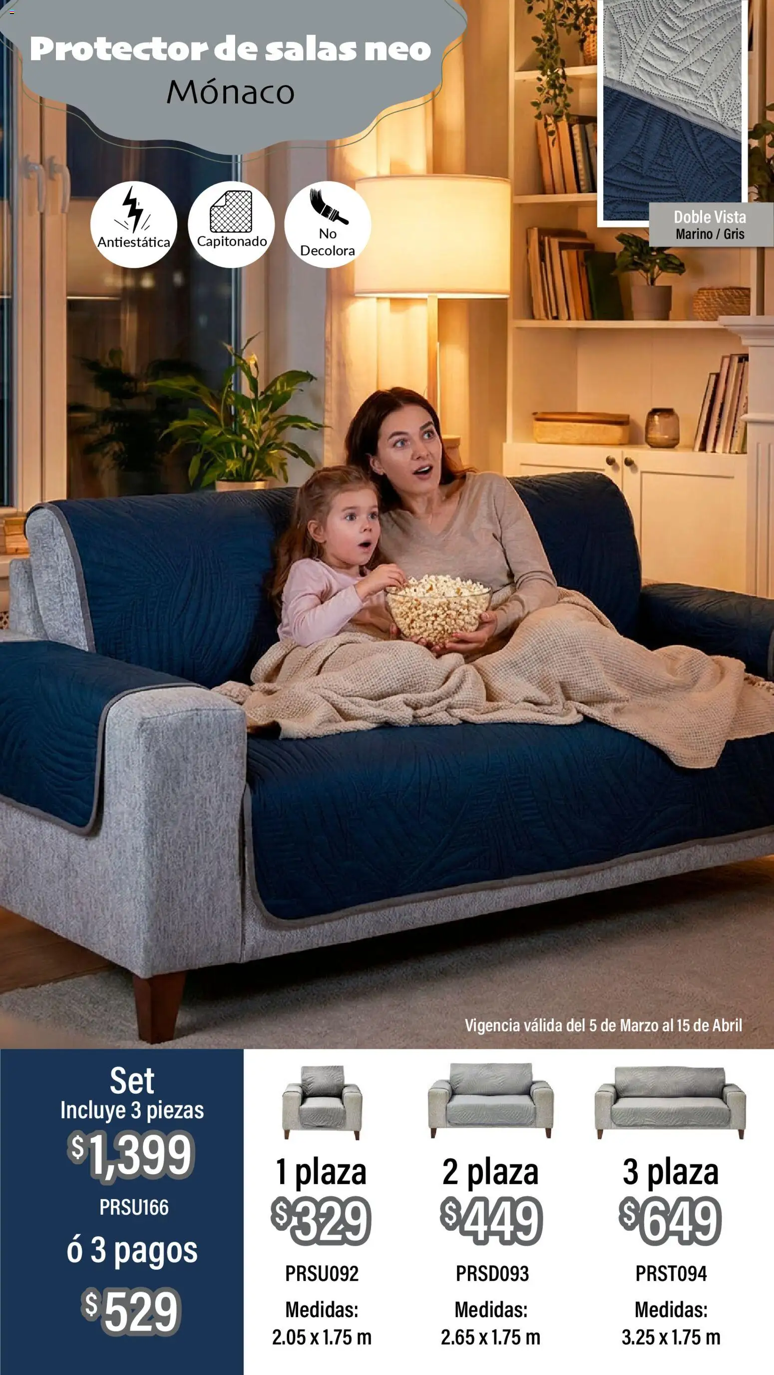 Nuevas ofertas de Colchas Concord válidas en toda la República Mexicana desde el 05.03.2026. ¡Encuentra las mejores ofertas en Colchas Concord catálogo Vacaciones! | Página: 16