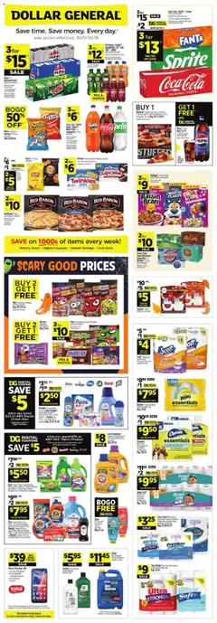 Preview of Dollar General weekly ads valid from 12.10.2025