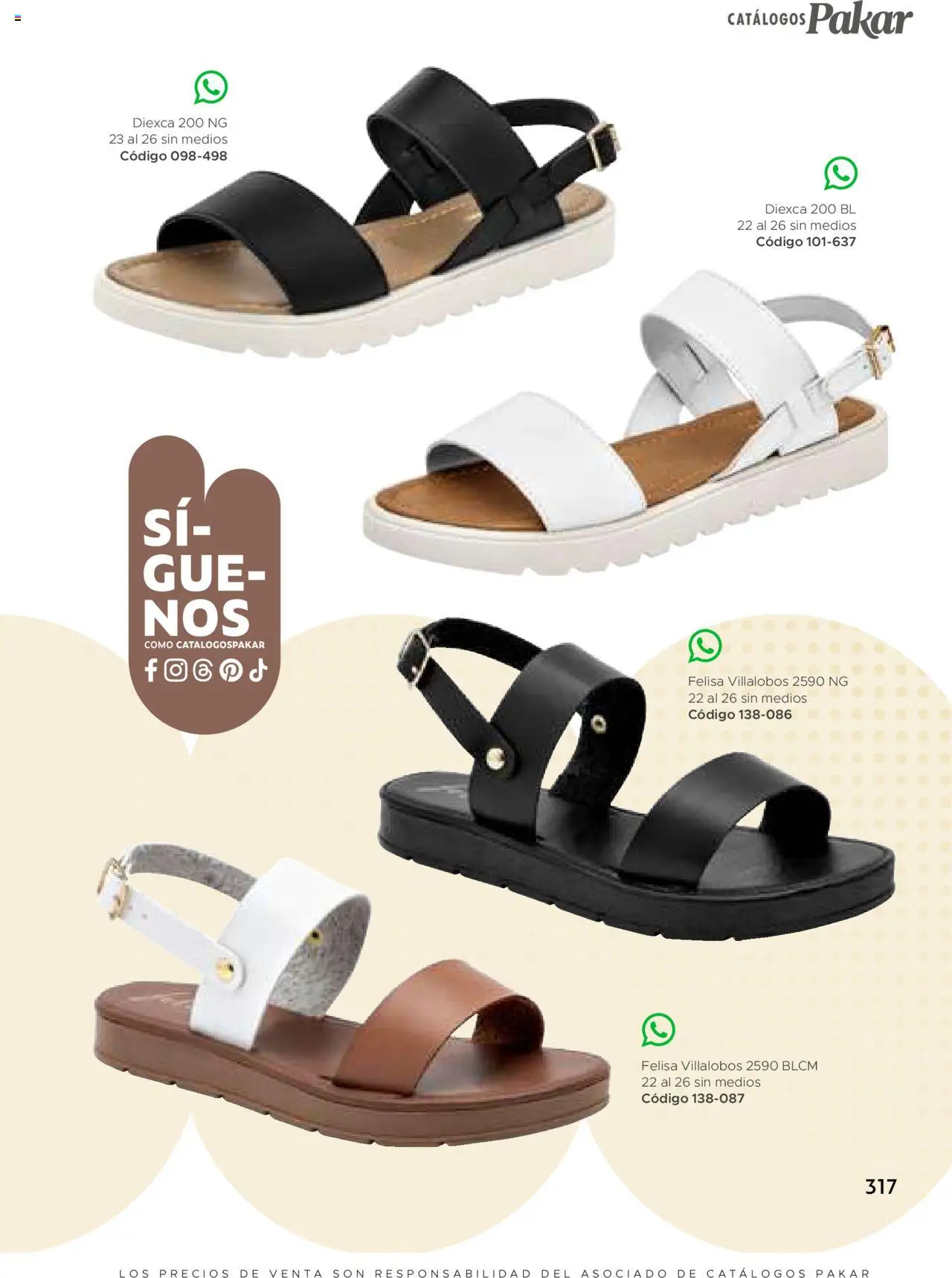 Nuevas ofertas de SC Pakar válidas en toda la República Mexicana desde el 24.07.2025. ¡Encuentra las mejores ofertas en SC Pakar Catálogo Mujer otoño / invierno! | Página: 317