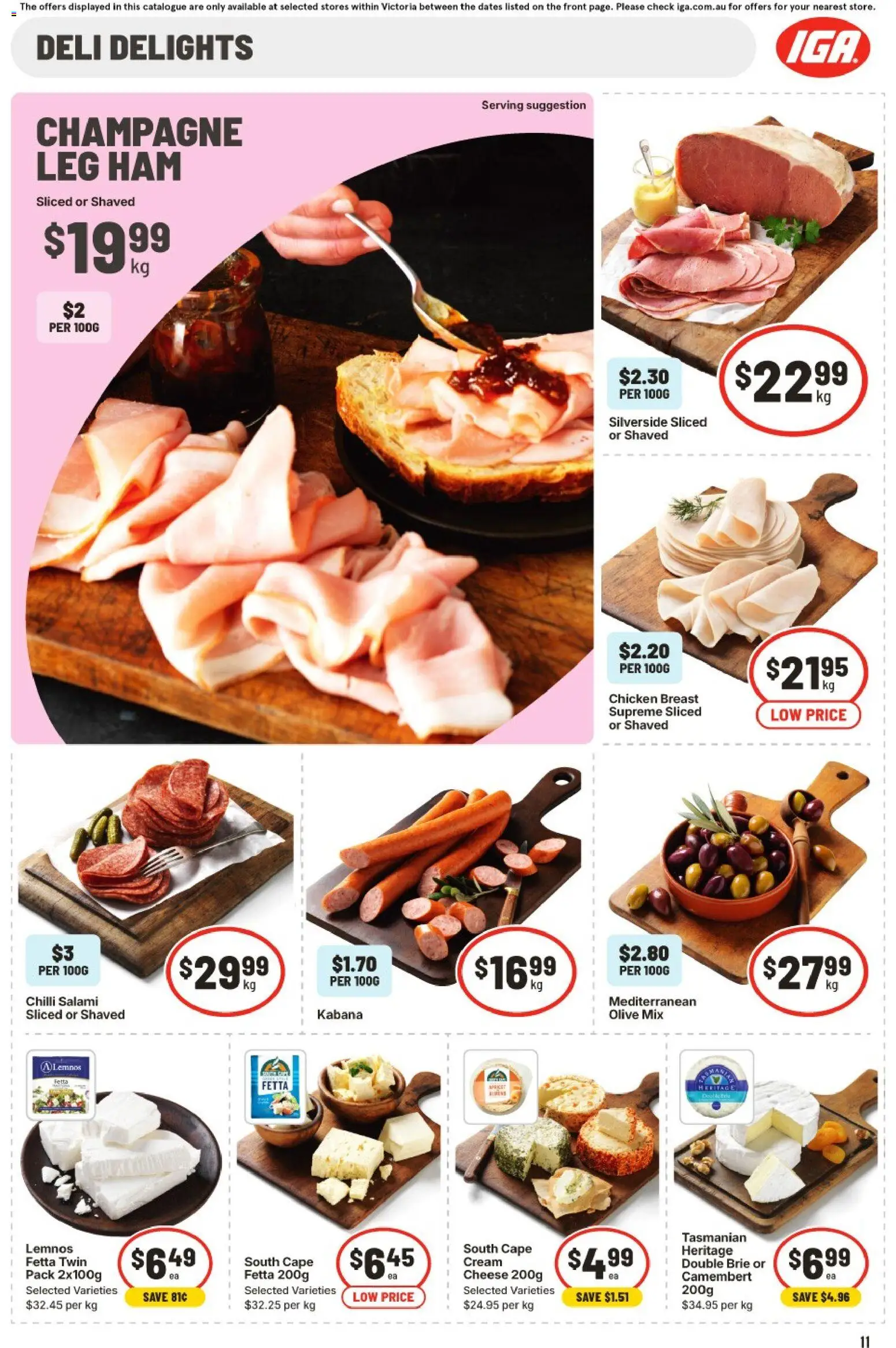 IGA catalogue - valid from 24.12.2025 | Page: 14 | Products: Ham, Chicken, Cream, Chilli