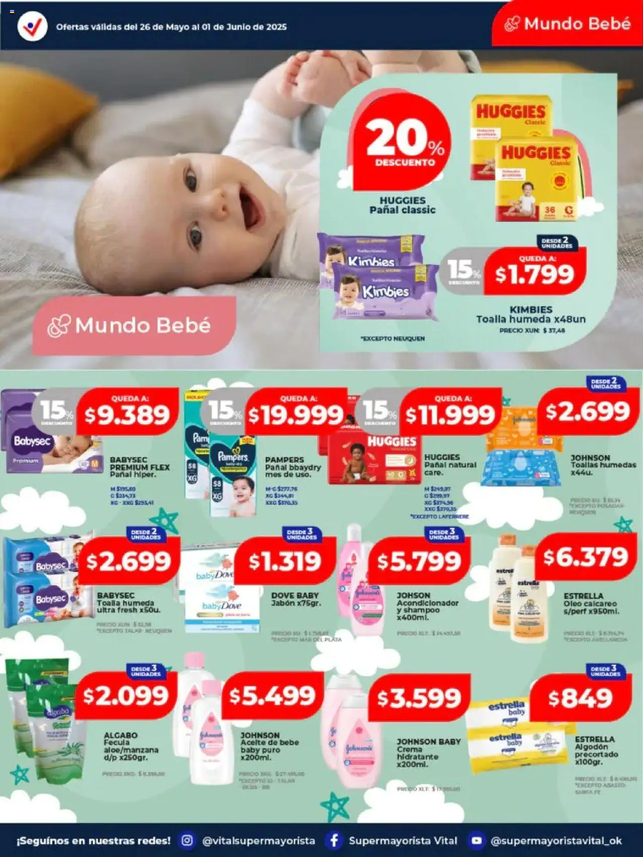 Vital ofertas │ válido desde el 26.05.2025 | Página: 6 | Productos: Toalla, Algodón, Toallas, Acondicionador