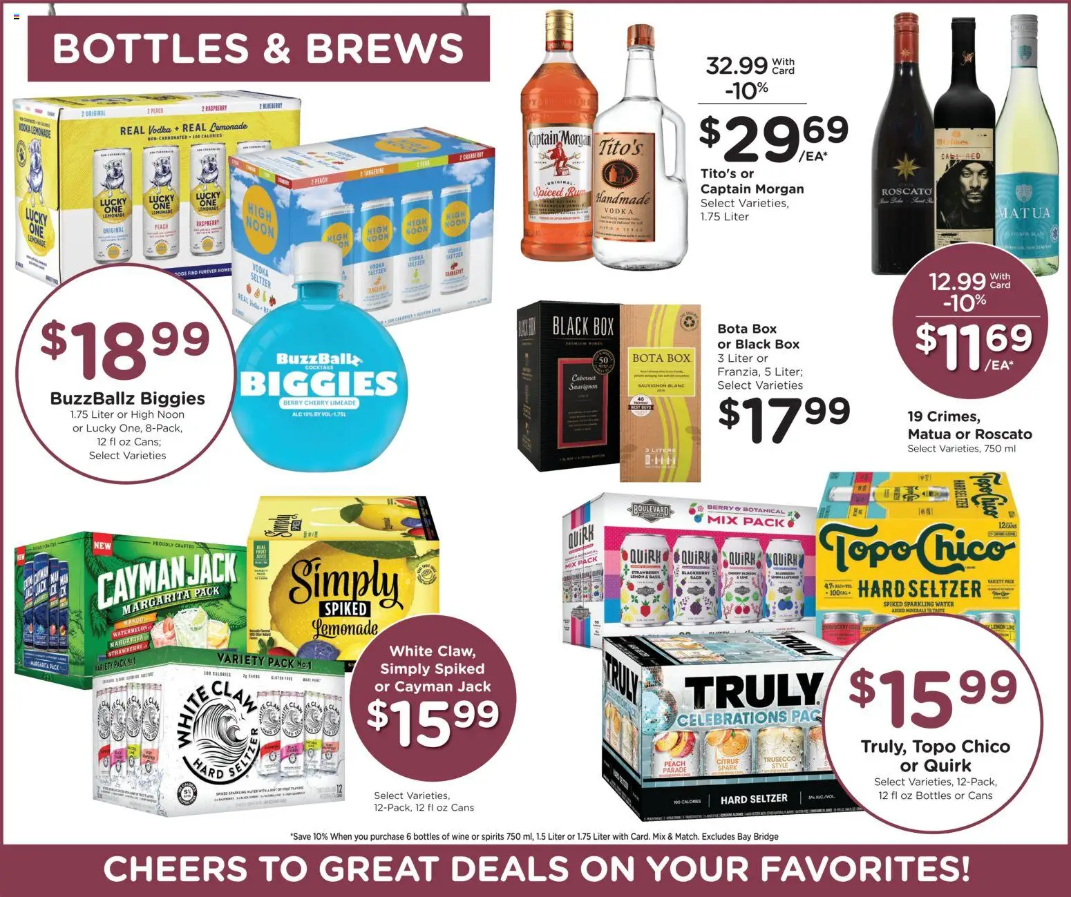 Baker's Weekly Ad - valid from 29.10.2025 | Page: 13 | Products: Box, Vodka, Watermelon, Raspberry