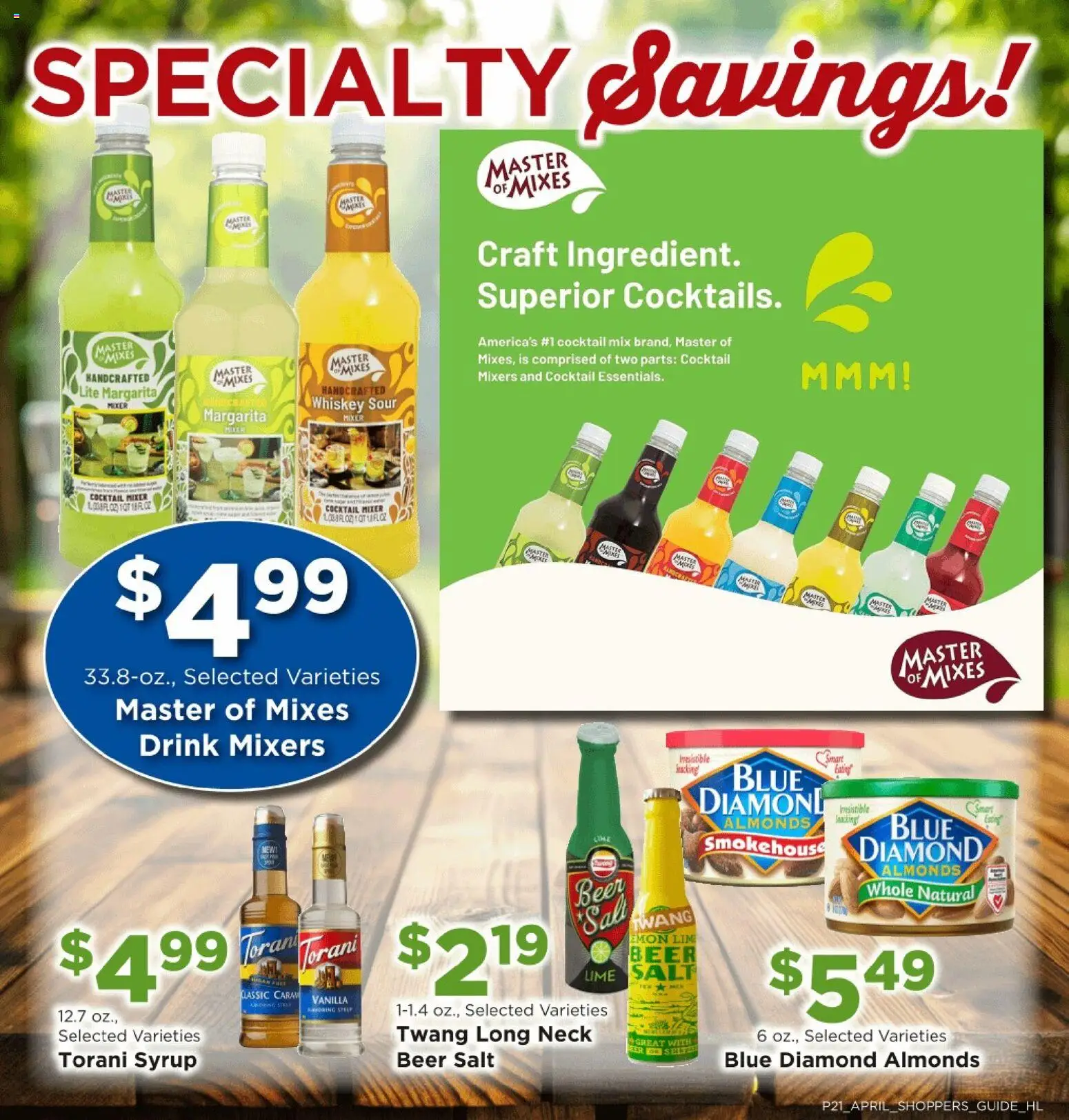 Homeland Bring Savings Home Shopper's Guide - valid from 01.04.2026 | Page: 21 | Products: Beer, Whiskey, Lime, Mixer