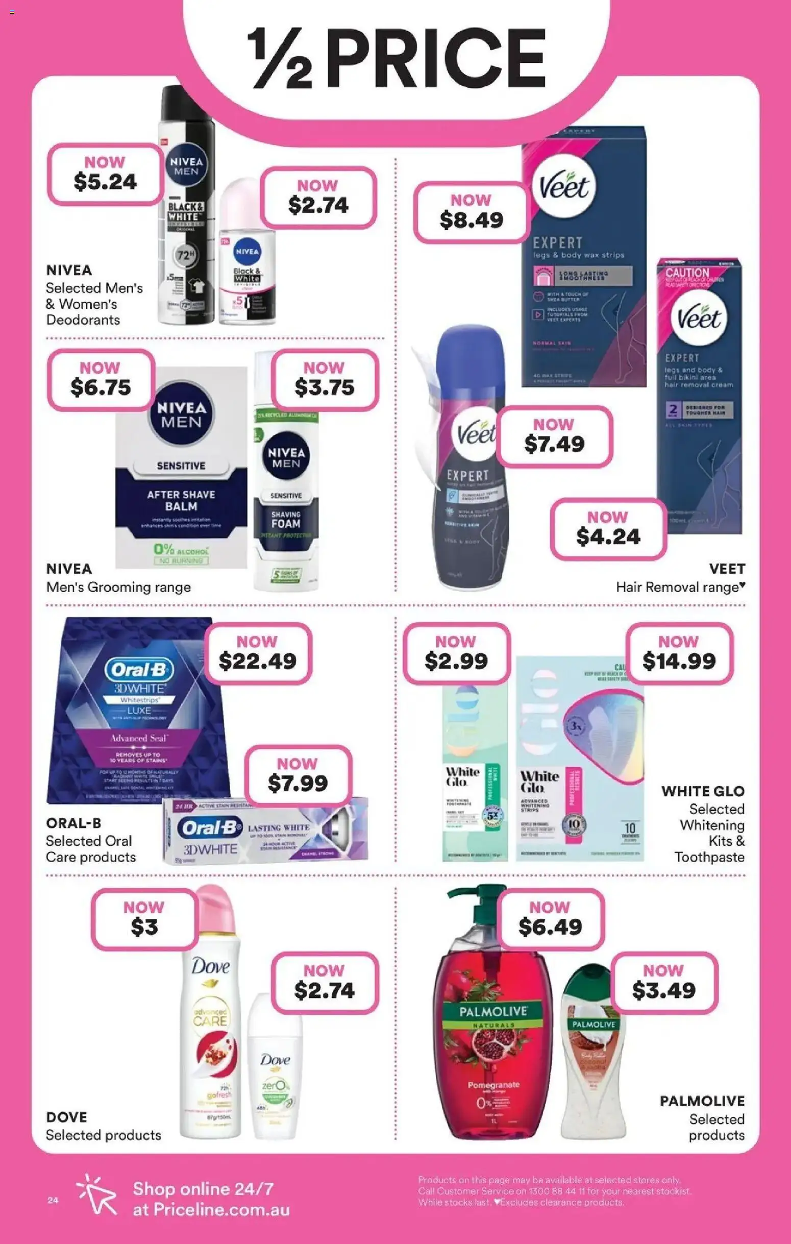 Priceline Pharmacy catalogue - valid from 23.04.2026 | Page: 24 | Products: Bikini, Toothpaste, Pomegranate, Hair removal