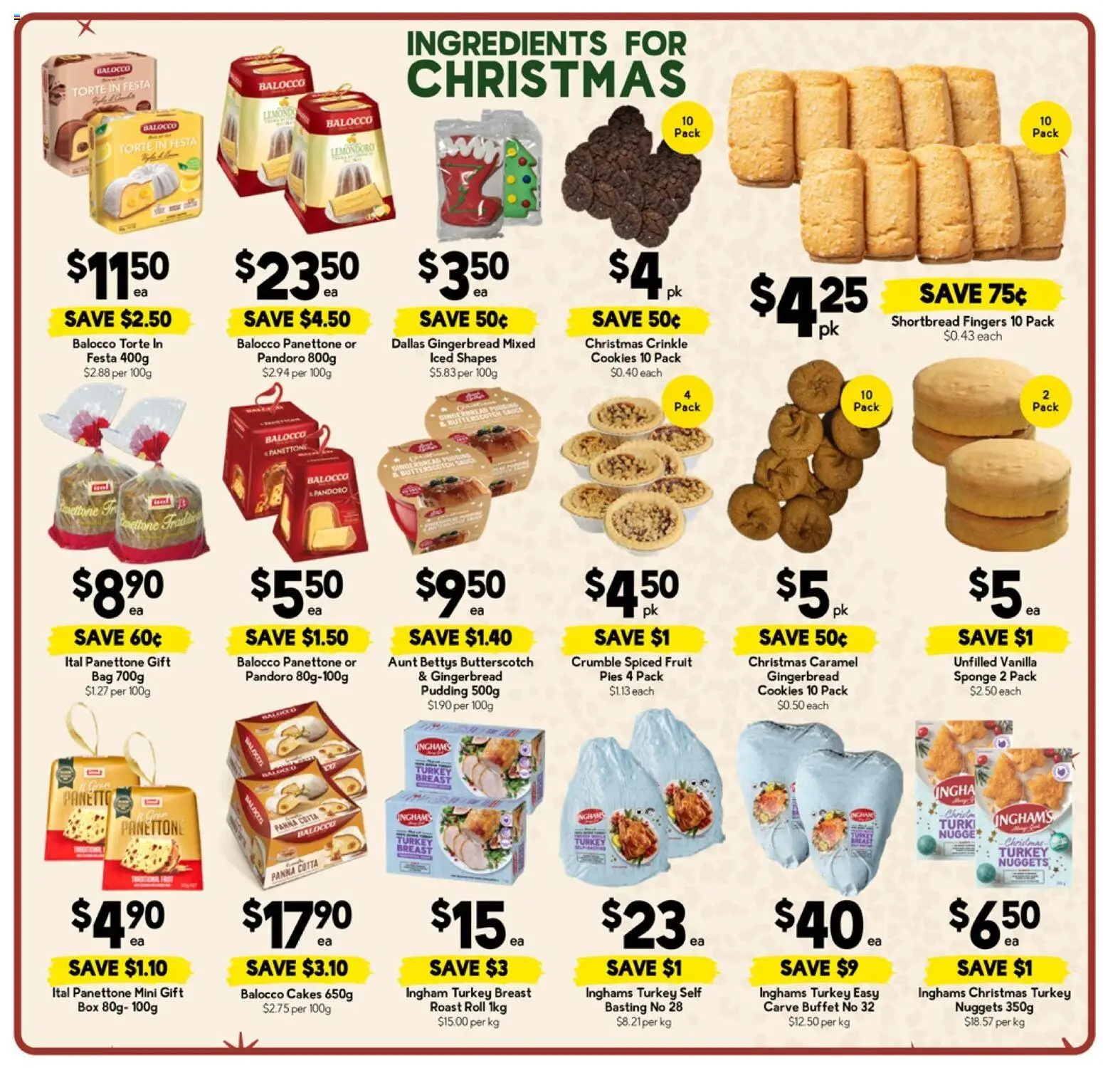 Drakes catalogue - valid from 19.11.2025 | Page: 4 | Products: Box, Sponge, Pies, Bag