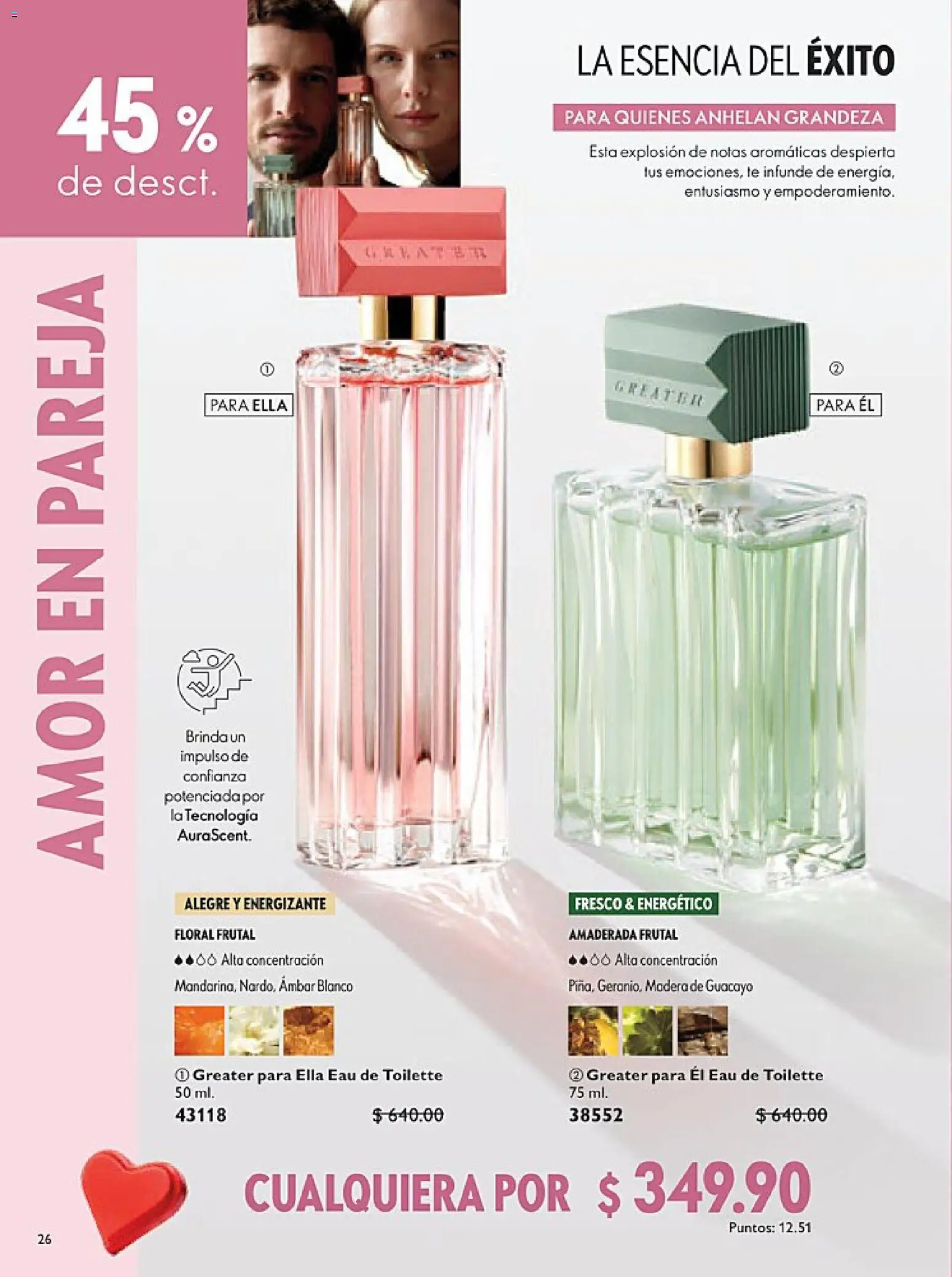 Nuevas ofertas de Oriflame válidas en toda la República Mexicana desde el 24.01.2026. ¡Encuentra las mejores ofertas en Oriflame campaña 2 2026! | Página: 26 | Productos: Eau de toilette