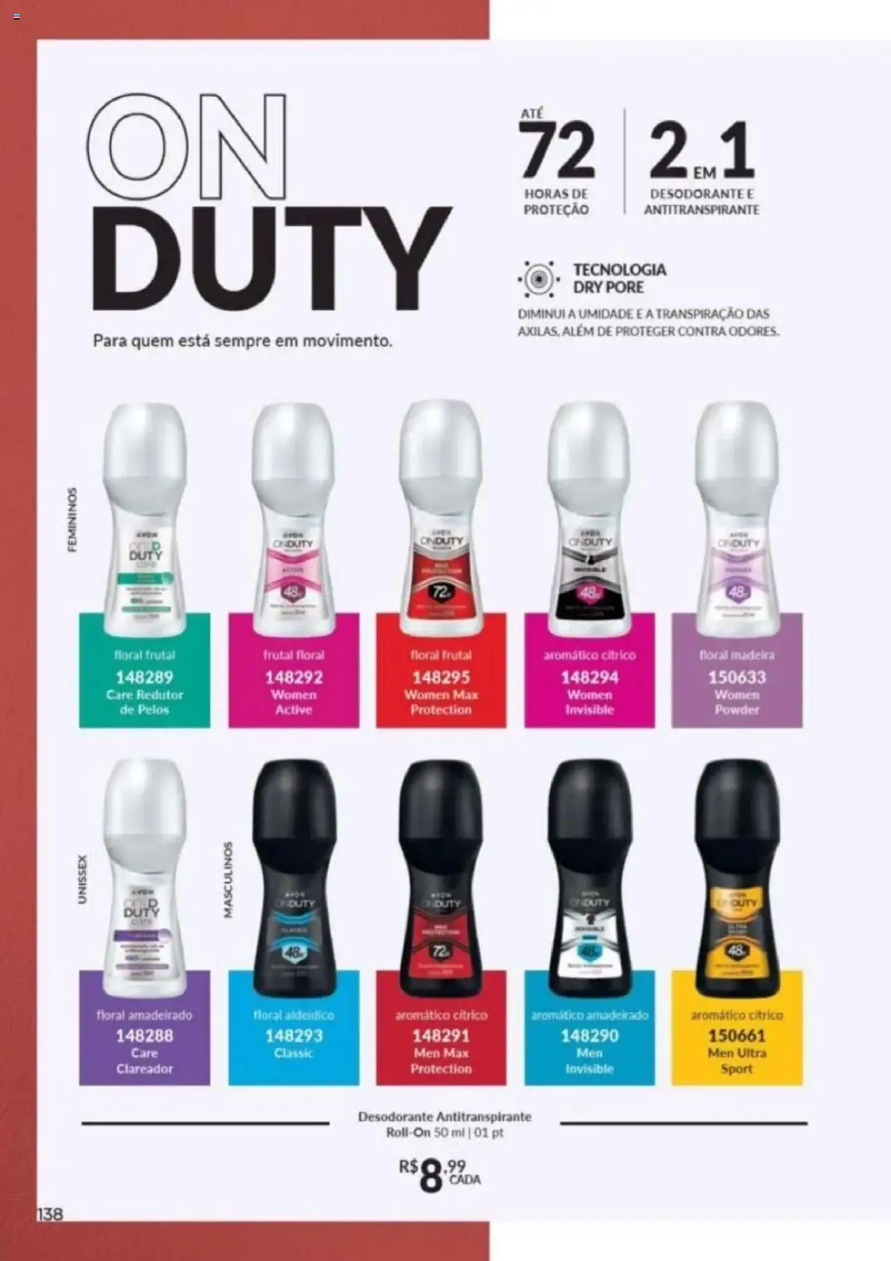 Avon Folheto - válido de 26.09.2025 | Página: 138 | Produtos: Desodorante