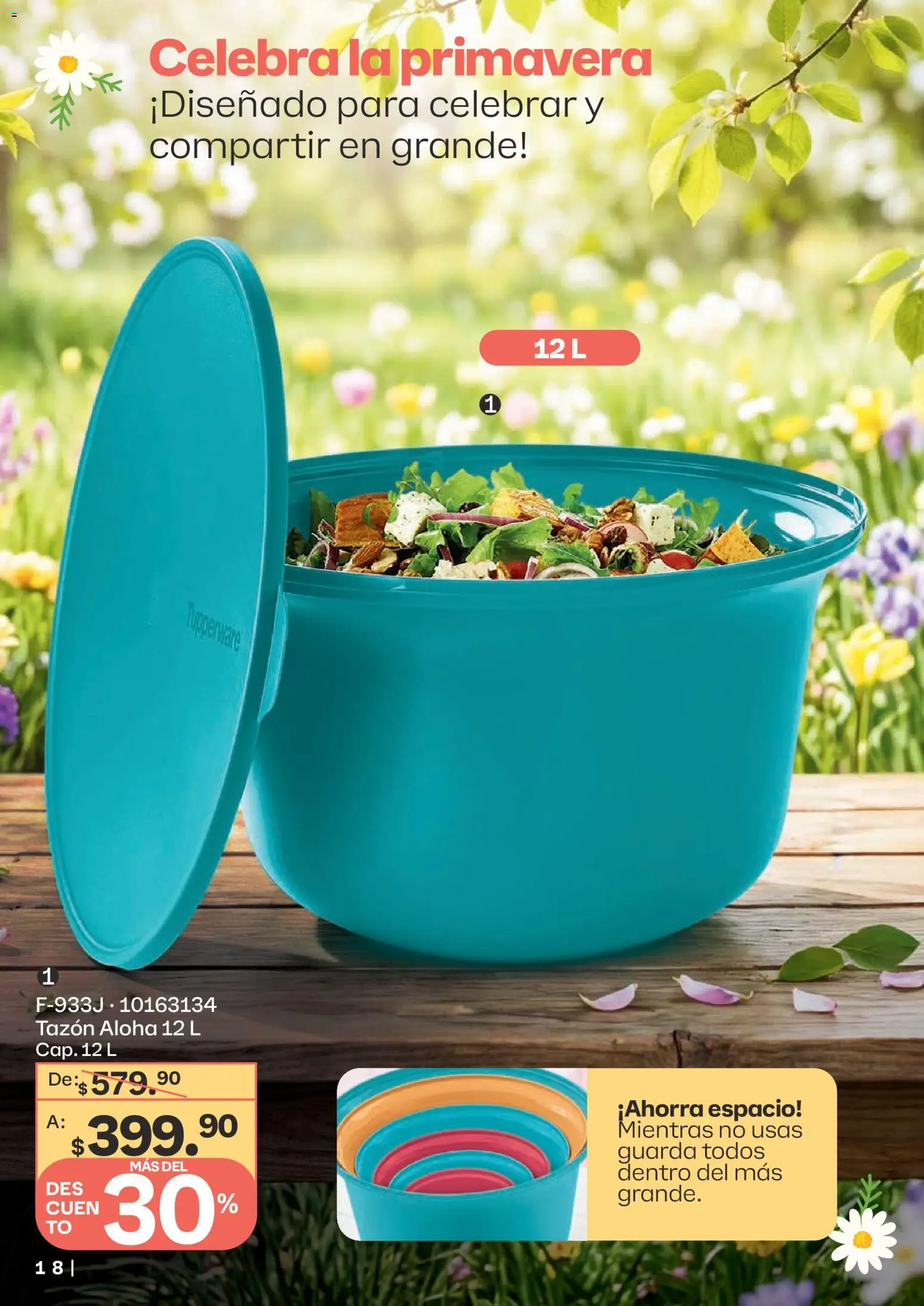Nuevas ofertas de Tupperware válidas en toda la República Mexicana desde el 23.02.2026. ¡Encuentra las mejores ofertas en Tupperware catálogo! | Página: 18