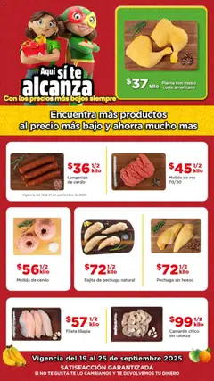 Vista previa de Bodega Aurrerá - Folleto Precio más Bajo, nuevo folleto de la tienda, válido en México a partir del 19.09.2025