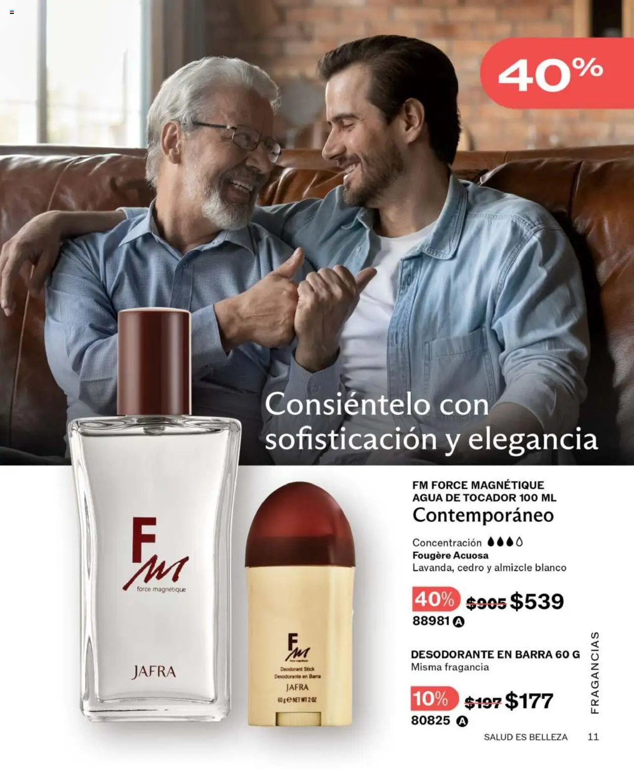 Nuevas ofertas de JAFRA válidas en toda la República Mexicana desde el 01.06.2025. ¡Encuentra las mejores ofertas en JAFRA catálogo! | Página: 11 | Productos: Desodorante, Agua, Barra, Fragancia