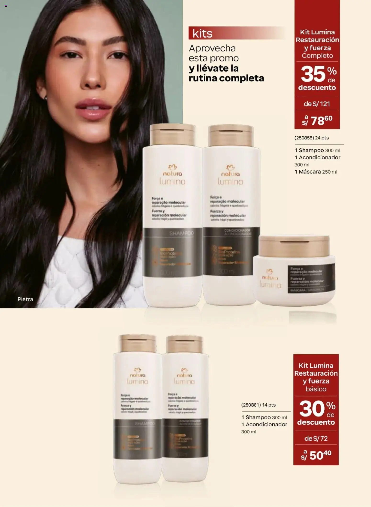 Catálogo Natura válido desde 31.03.2026 | Página: 136 | Productos: Máscara, Shampoo, Acondicionador