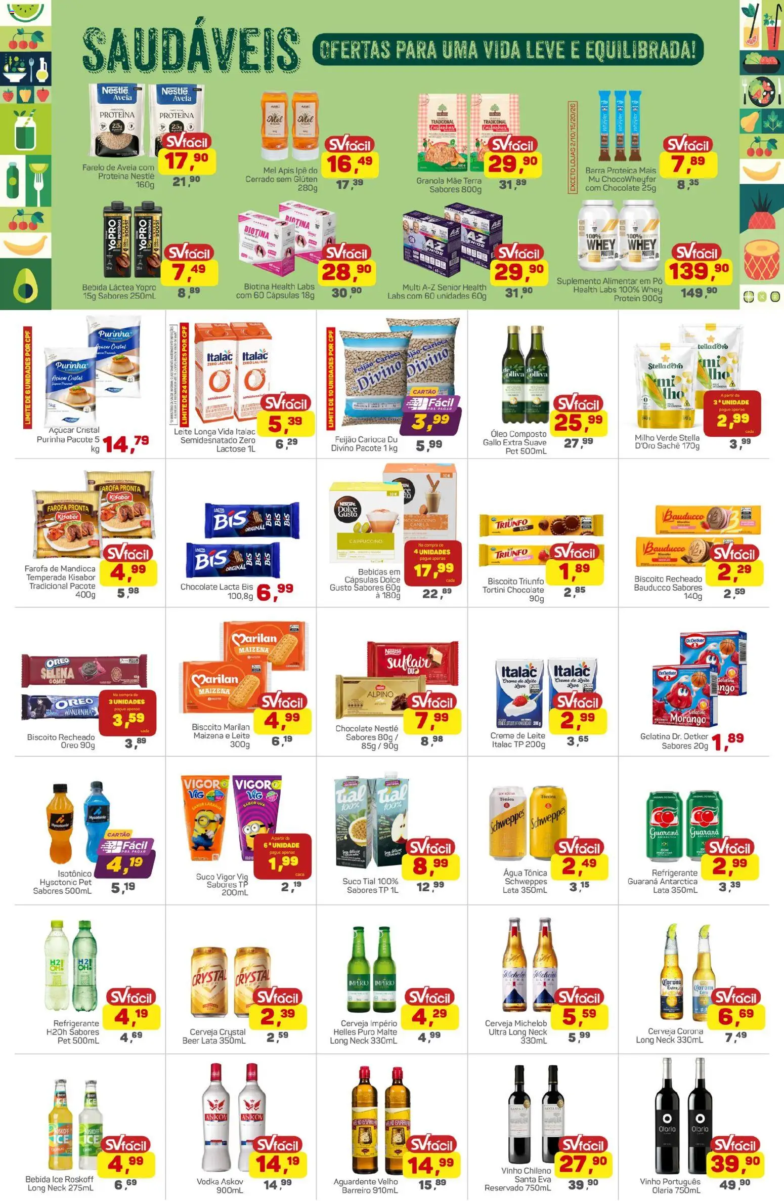 Supermercados São Vicente Folheto - válido de 14.11.2025 | Página: 3 | Produtos: Água tônica, Óleo, Mel, Canela