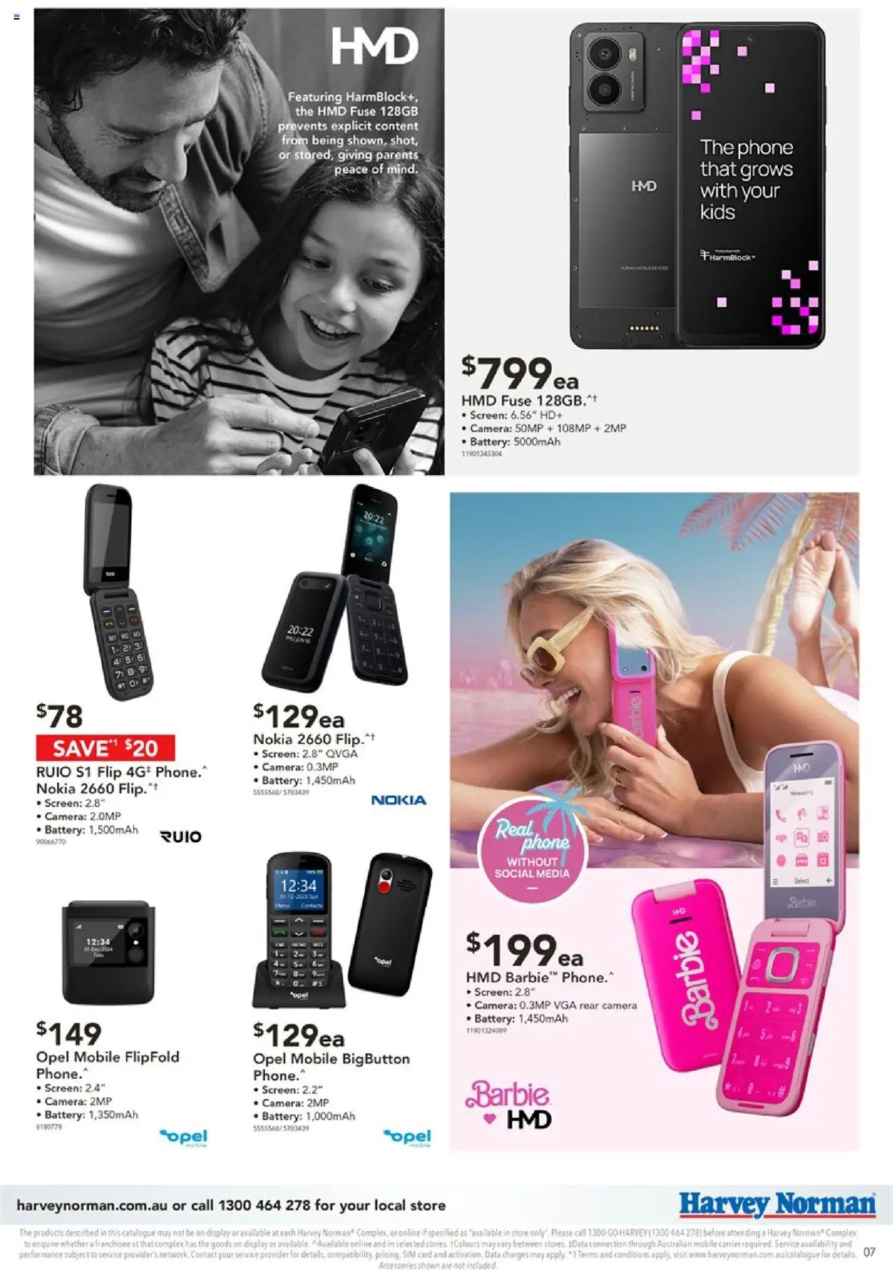 Harvey Norman catalogue - valid from 17.10.2025 | Page: 7 | Products: Battery, Phone, Camera, Screen
