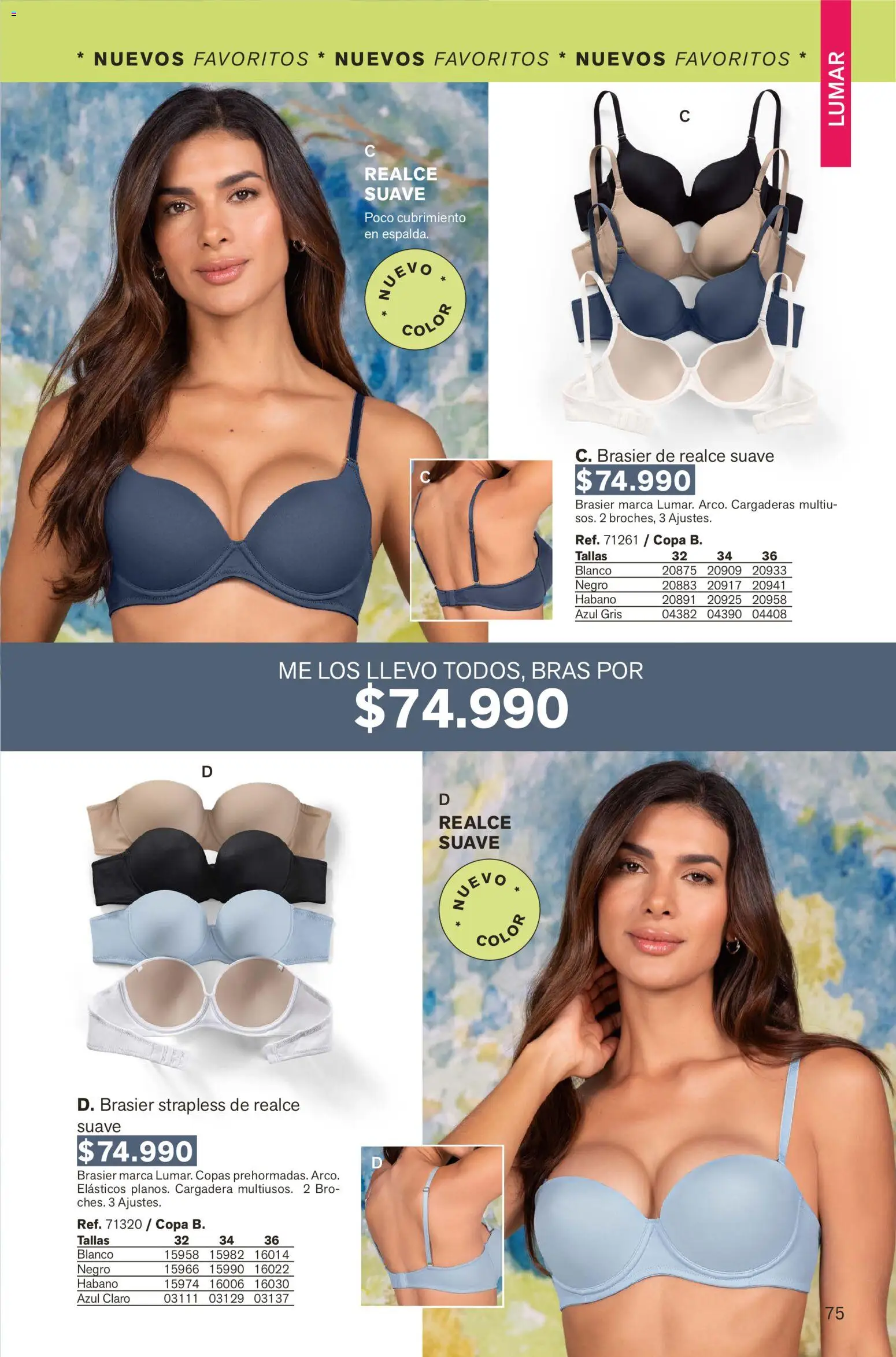 Leonisa revista - valida desde el 01.02.2026 | Página: 75 | Productos: Brasier