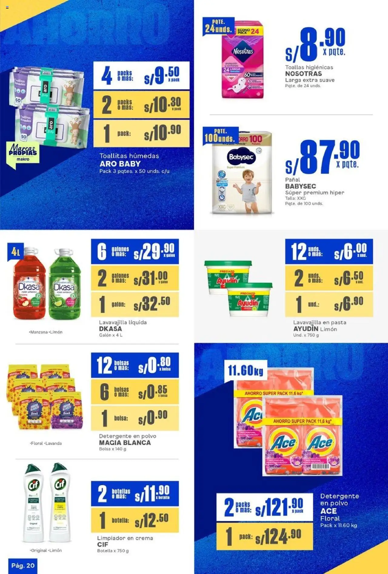 Catálogo Makro válido desde 25.09.2025 | Página: 20 | Productos: Pasta, Crema, Bolsa, Polvo