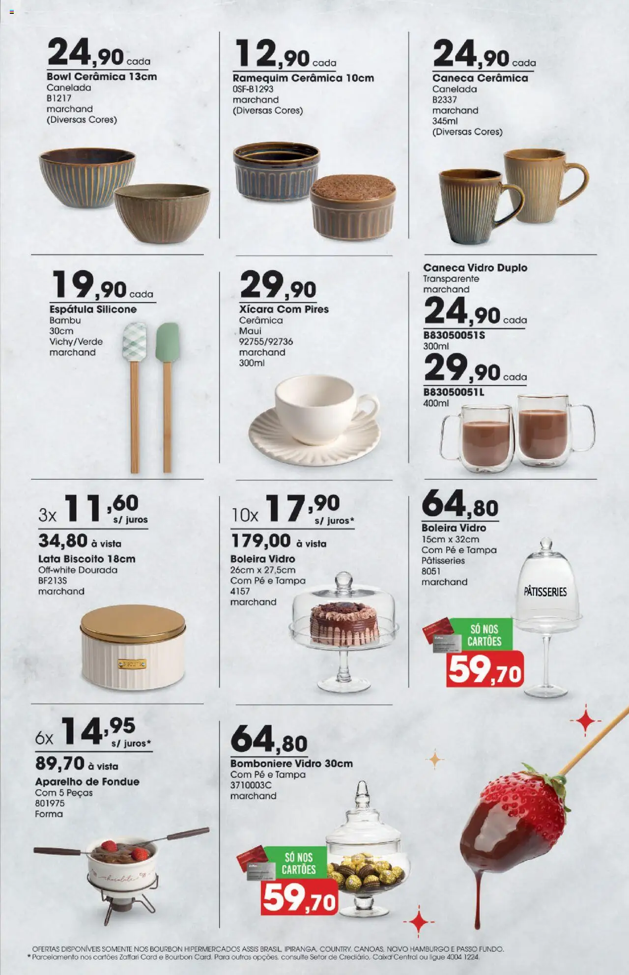 Zaffari Folheto - válido de 17.07.2025 | Página: 7 | Produtos: Caixa, Caneca, Bourbon, Espátula