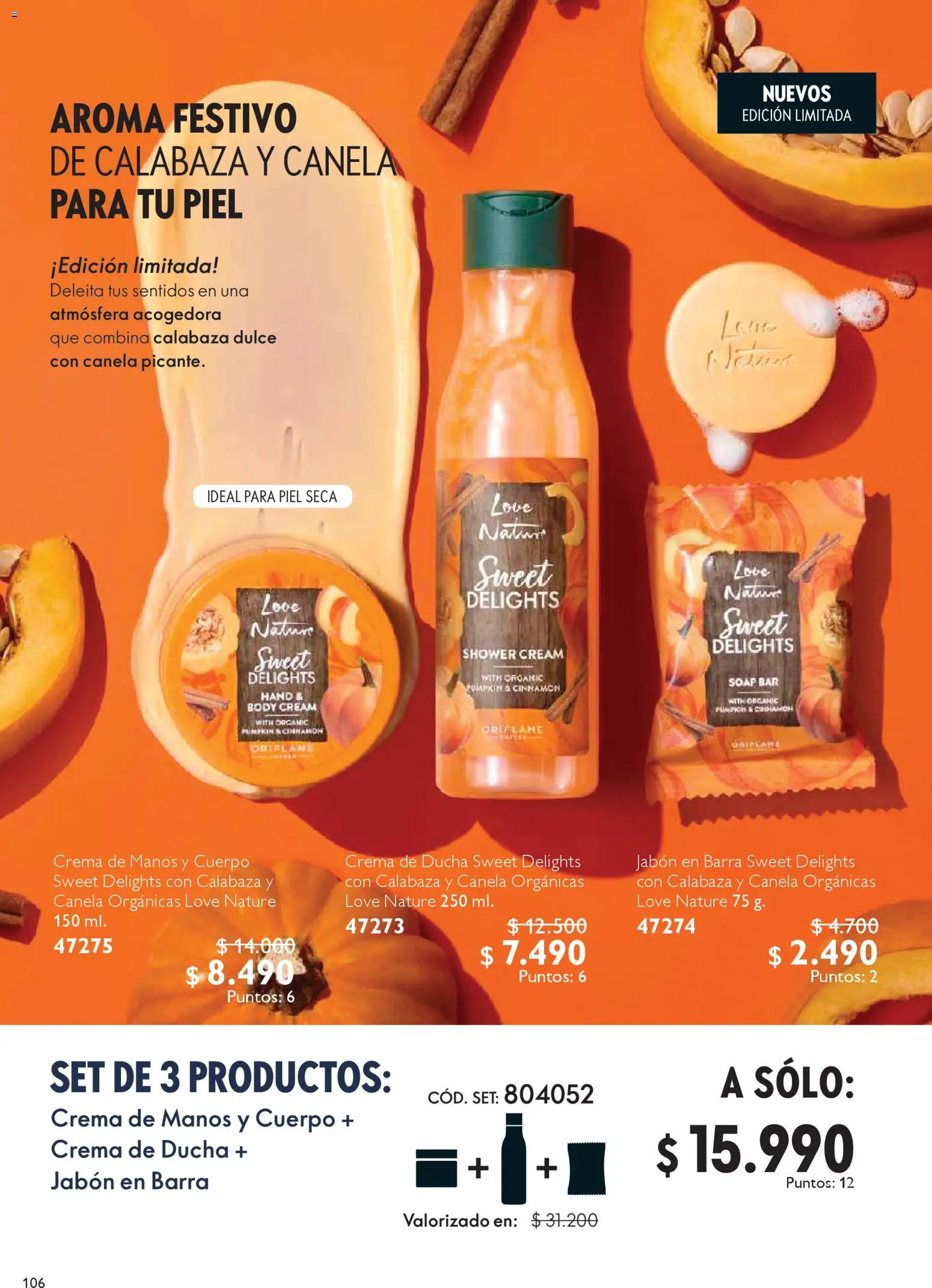 Oriflame catálogo │ válido desde el 18.11.2025 | Página: 106 | Productos: Body, Crema de manos, Jabón, Crema