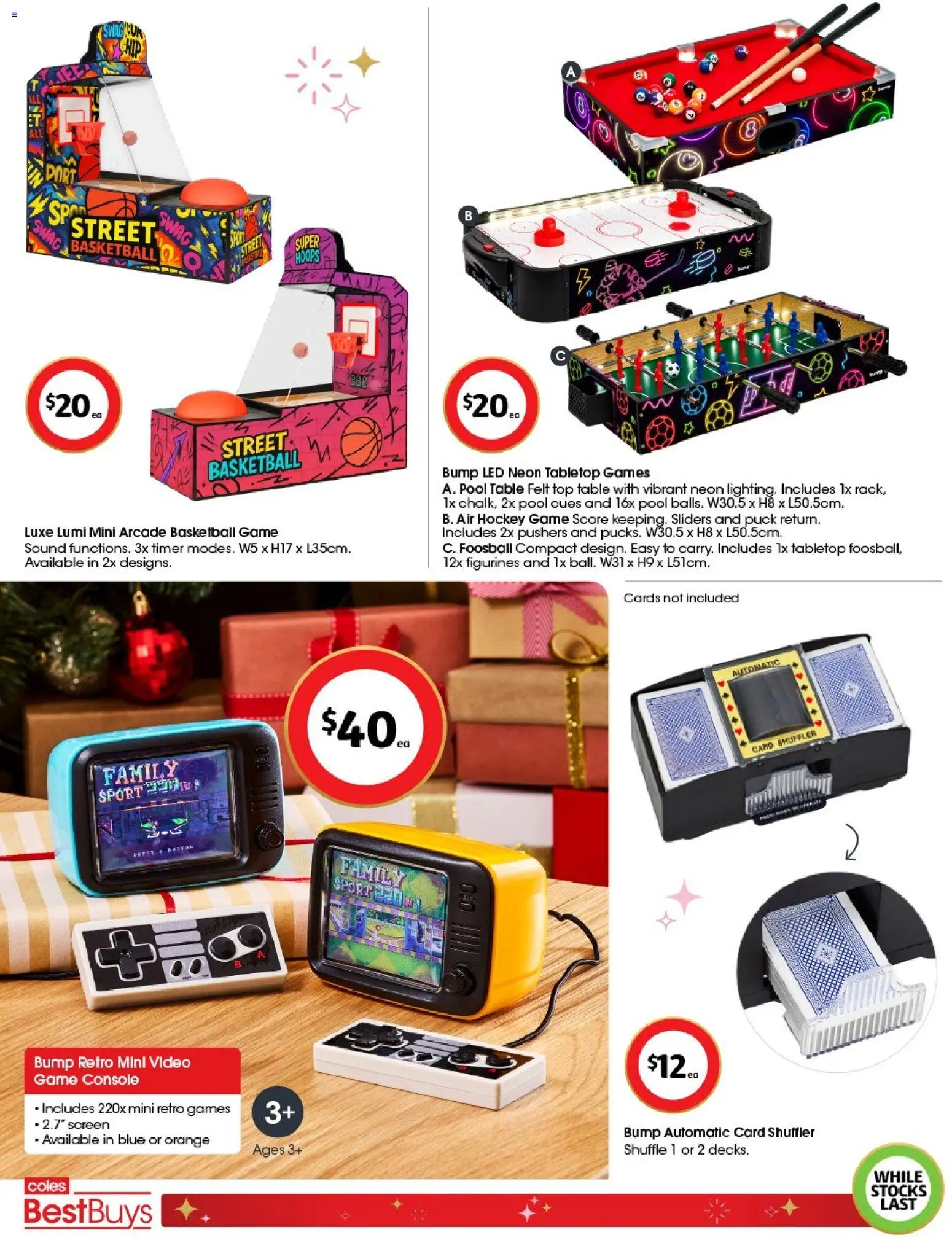 Coles catalogue - valid from 05.12.2025 | Page: 2 | Products: Basketball, Table, Game, Screen