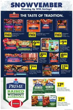Preview of Foodland weekly flyer / circulaire from shop Foodland valid from 30.10.2025 | Page: 10 | Products: Chicken wings, Turkey, Ham, Chicken