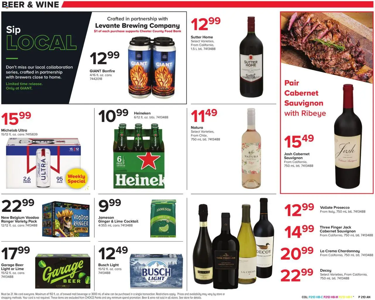 Giant Weekly Ad - valid from 03.10.2025 | Page: 23 | Products: Ginger, Wine, Beer, Lime