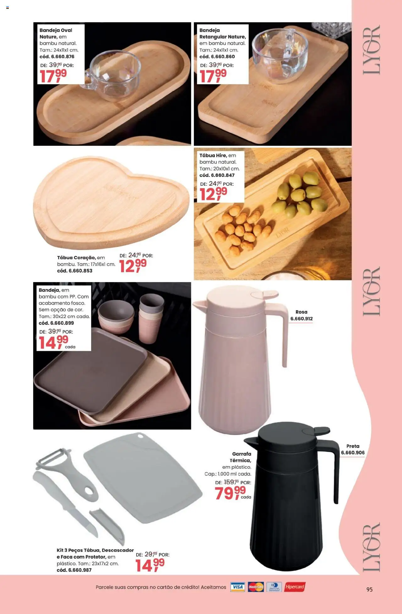 Quatro Estações Folheto - válido de 01.09.2025 | Página: 95 | Produtos: Faca, Bandeja, Tábua