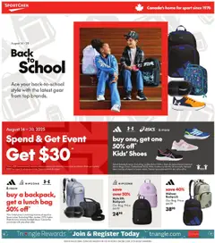 Preview of Sport Chek weekly flyer / circulaire from shop Sport Chek valid from 14.08.2025