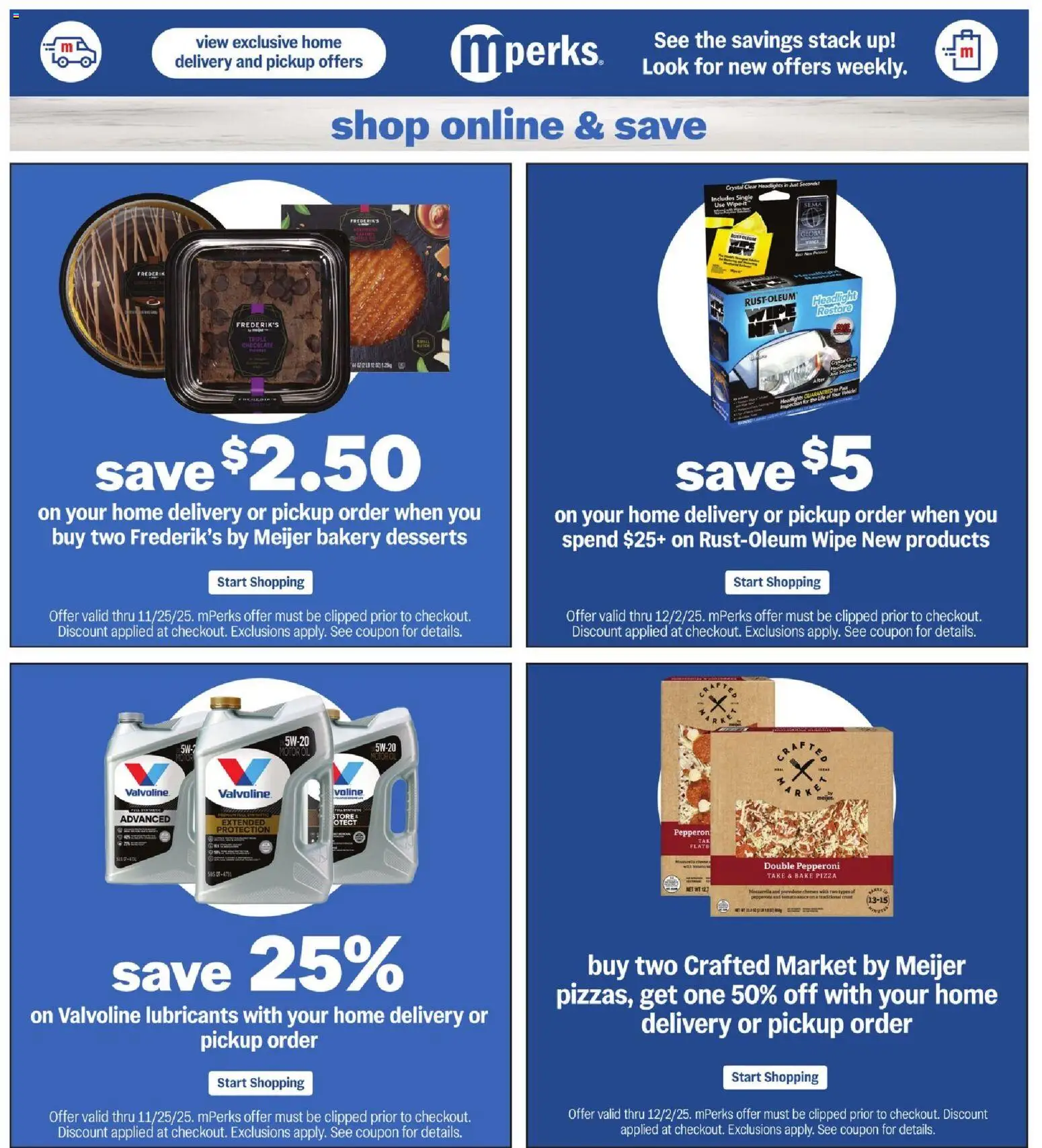 Meijer Weekly Ad - valid from 19.11.2025 | Page: 44 | Products: Bakery, Chocolate, Pizza, Sauce
