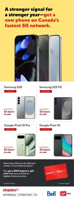 Preview of Staples weekly flyer / circulaire from shop Staples valid from 30.01.2026 | Page: 9